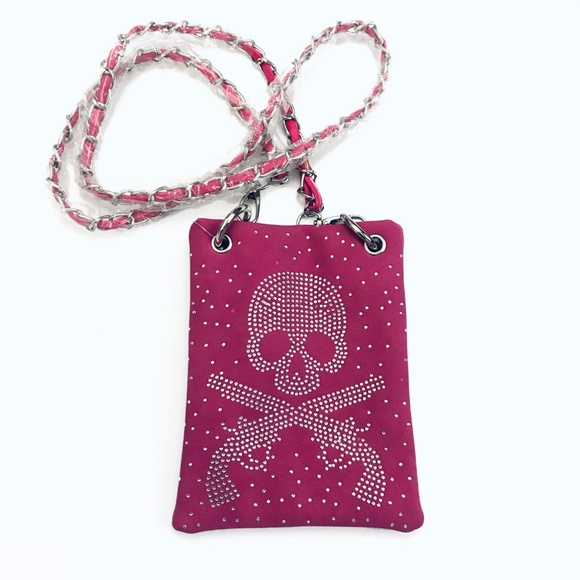Chic Bag Handbags - Chic Bag Crossbody with Rhinestone Skull & Guns